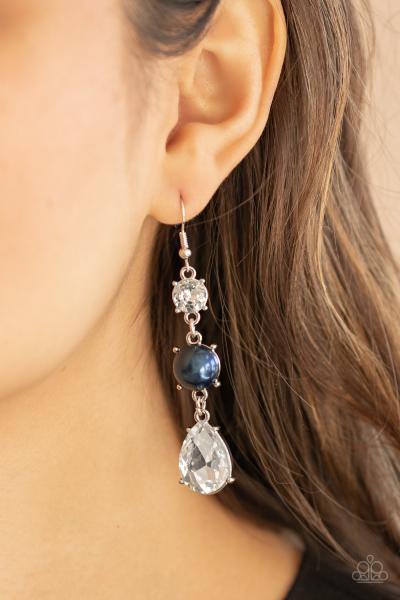 Unpredictable Shimmer - Blue Earring 