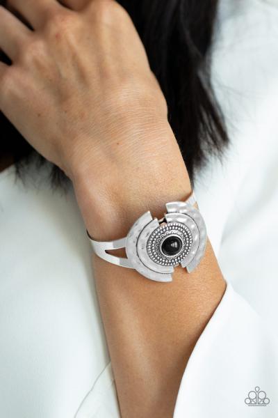 Incredibly Indie - Black Cuff Bracelet 