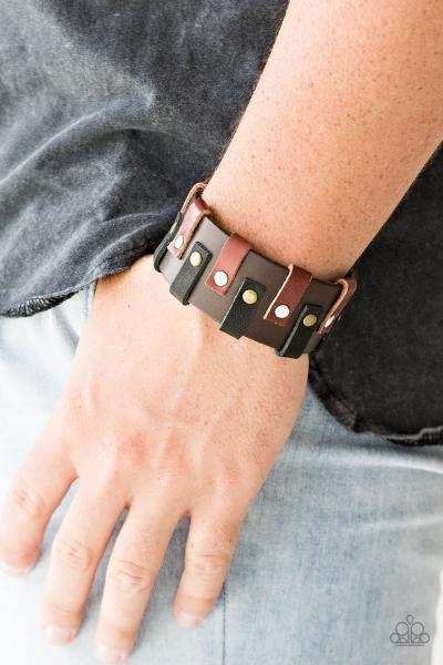 Modern Musketeer - Brown Urban Bracelet 
