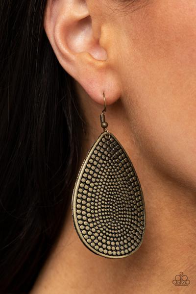 Artisan Adornment - Brass Earring 
