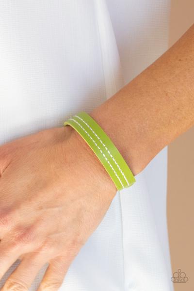 Life is WANDER-ful - Green Urban Bracelet 