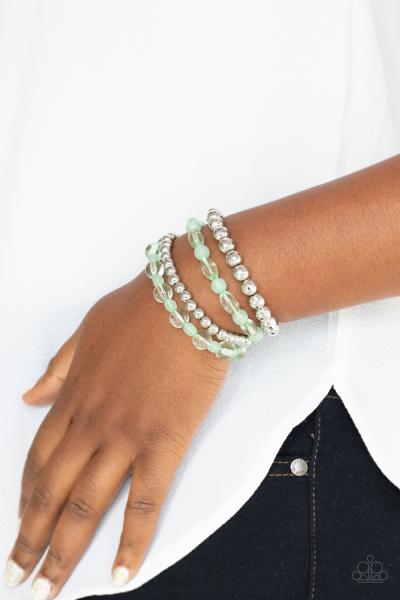 Delightfully Disco - Green Bracelet 