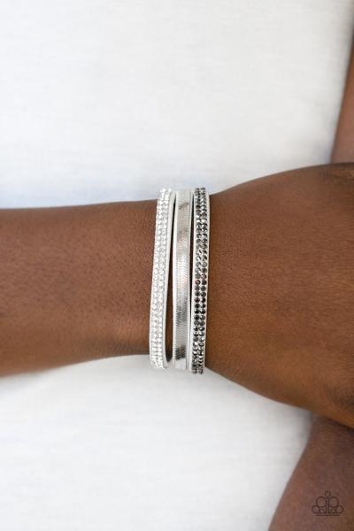 I Mean Business - White Urban Bracelet 