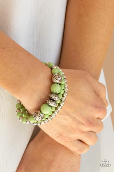 Desert Blossom - Green Bracelet 