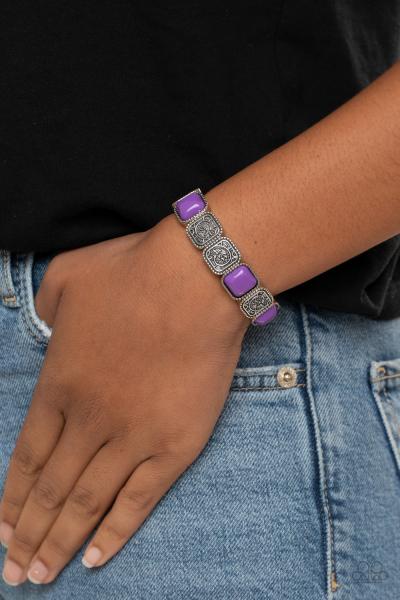 Trendy Tease - Purple Bracelet 
