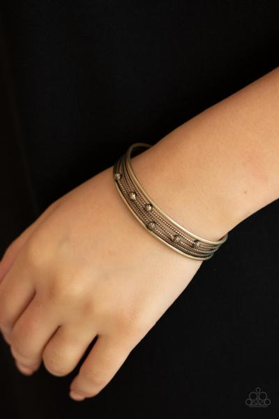 Extra Expressive - Brass Cuff Bracelet 