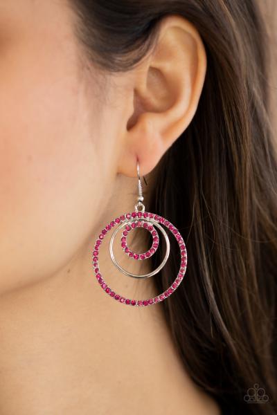 Bodaciously Bubbly - Pink Earring 