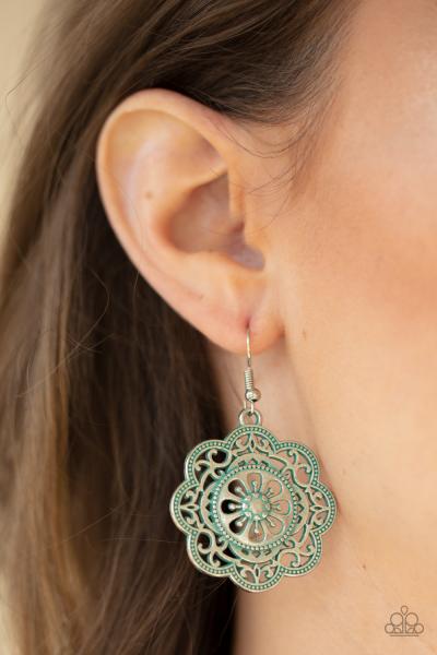 Western Mandalas - Blue Earring 