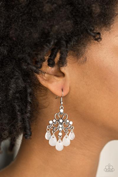 Dip It GLOW - White Earring 