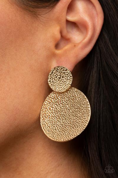 Refined Relic - Gold Post Earring