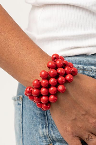 Tiki Tropicana - Red Bracelet 