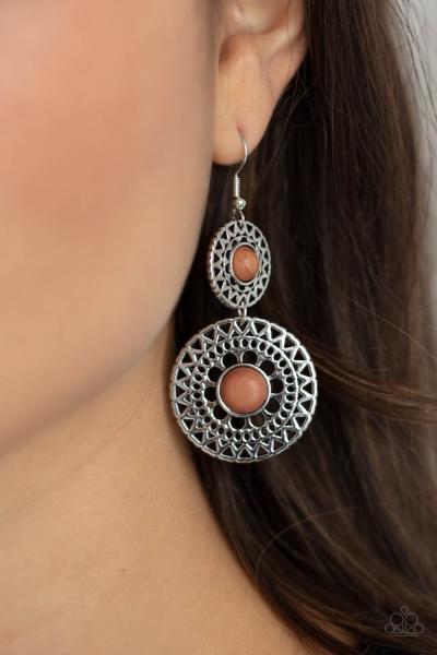 Sunny Sahara - Brown Earring
