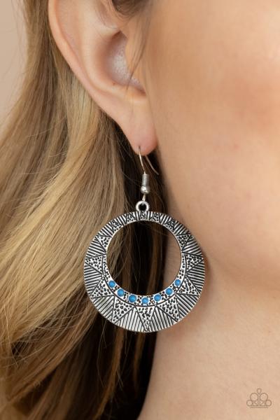 Adobe Dusk - Blue Earring 