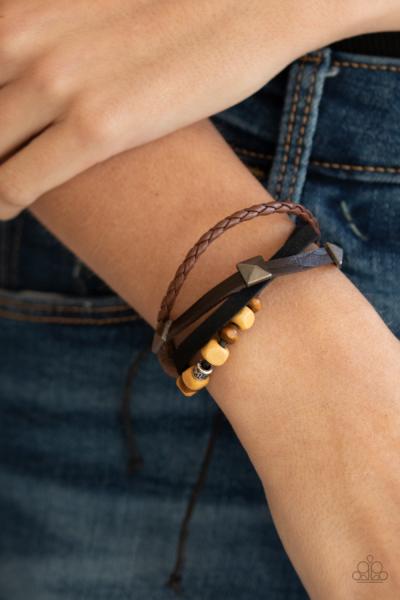 Solo Climb - Brown Urban Bracelet 