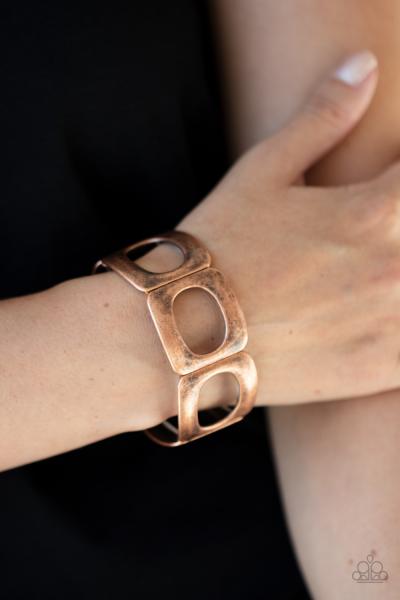 In OVAL Your Head - Copper Bracelet 