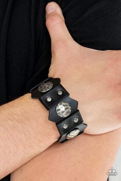 Electrified Edge - Black Urban Bracelet 