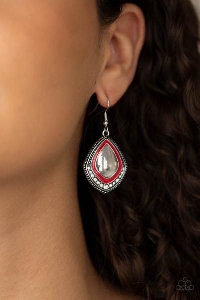 Fearlessly Feminine - Red Earring