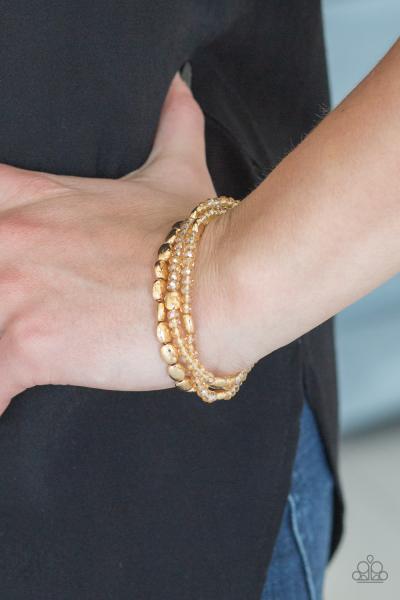 Hello Beautiful - Gold Bracelet 