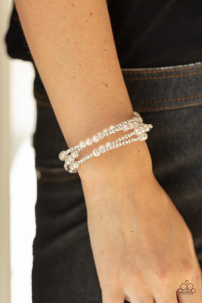 Hollywood Hospitality - White Bracelet 