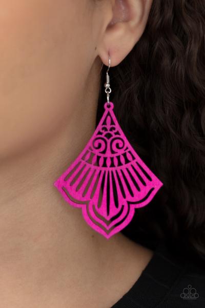 Eastern Escape - Pink Earring 