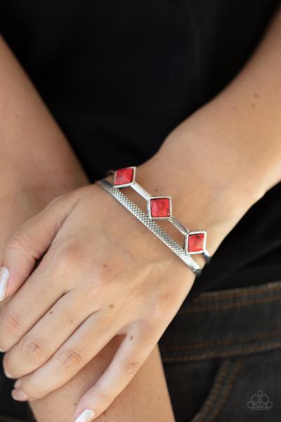 Adobe Ascension - Red Cuff Bracelet 