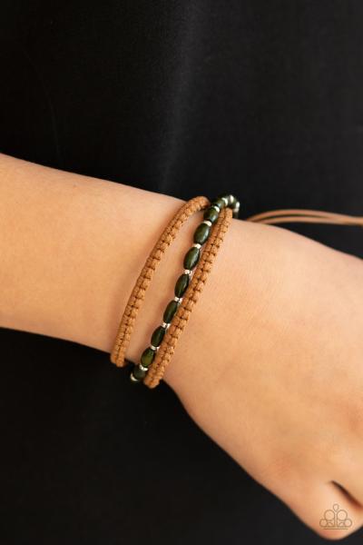 Refreshingly Rural - Green Urban Bracelet 