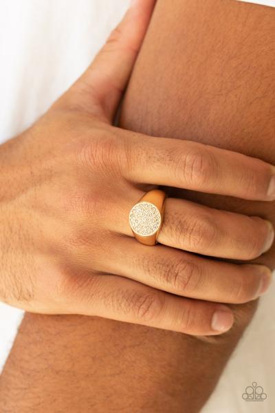 Conquest - Gold Mens Ring