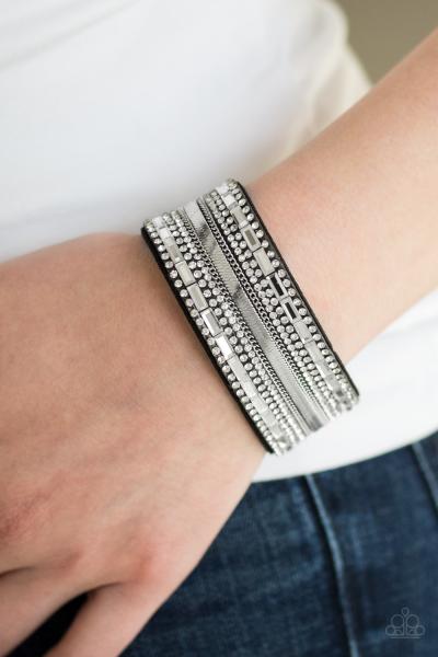 Teasingly Tomboy - Black Urban Bracelet 