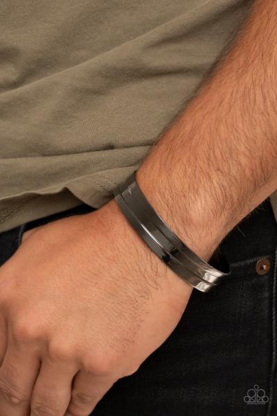 Urban Uproar - Black Urban Cuff Bracelet 