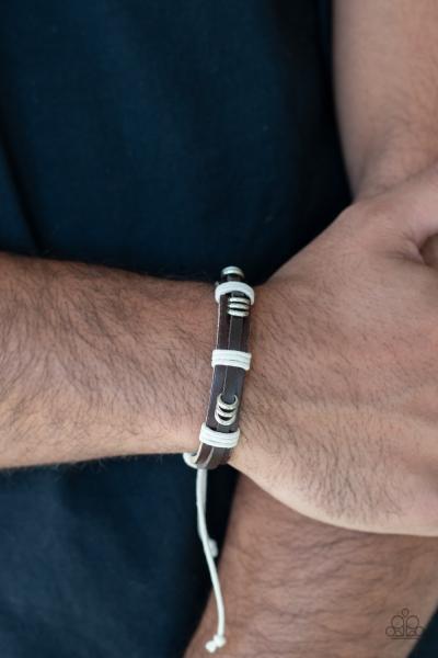 Rodeo Ringleader - Brown Urban Bracelet 