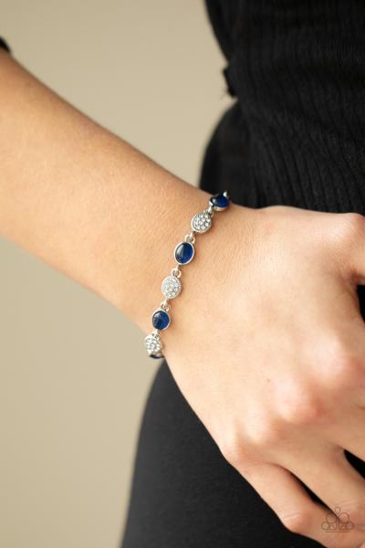Stop and GLOW - Blue Bracelet 