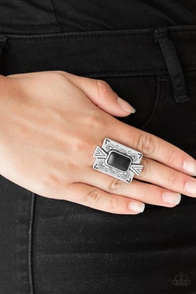 Stone Cold Couture - Black Ring
