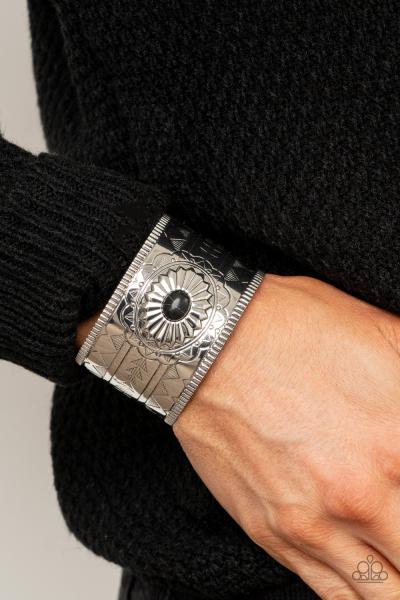 Aztec Artisan - Black Cuff Bracelet 