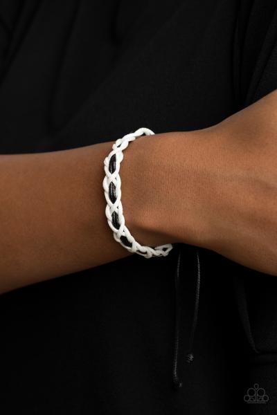 Wanderlust Vibes - White Urban Bracelet 