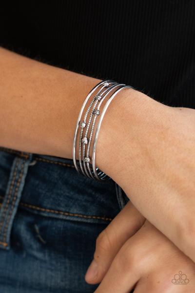 Extra Expressive - Silver Cuff Bracelet 