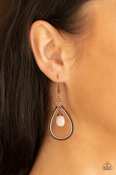 Ill Believe It ZEN I See It - Copper Earring 