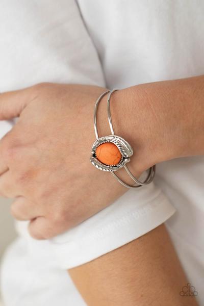Living Off The BANDLANDS - Orange Bracelet 