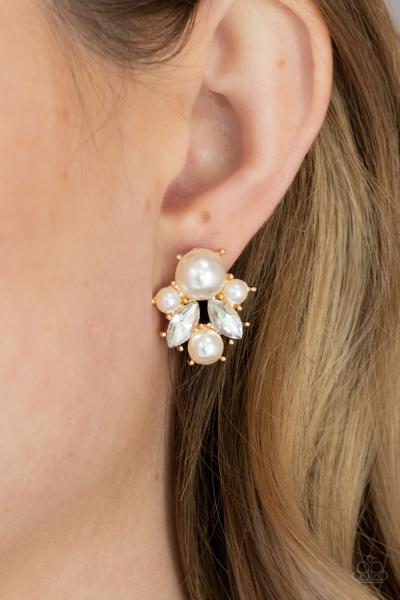 Royal Reverie - Gold Post Earring 