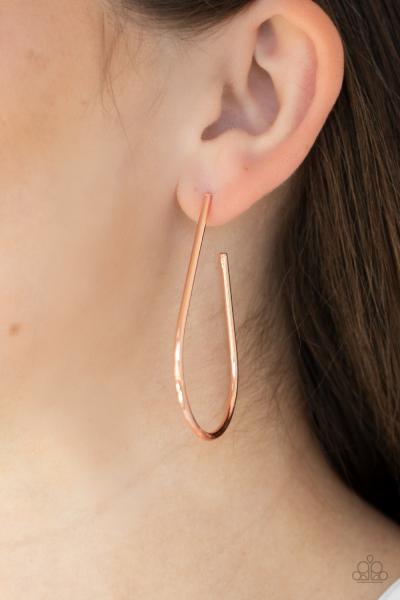 City Curves - Copper Hoop Earring 
