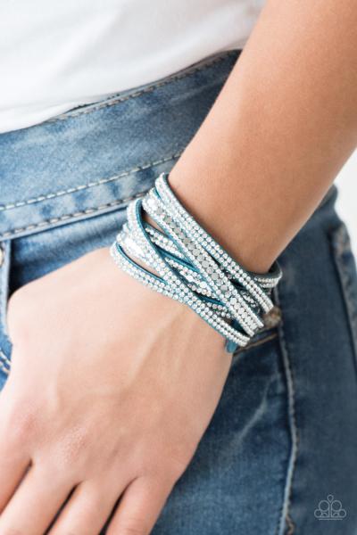 Rock Star Attitude - Blue Urban Bracelet 