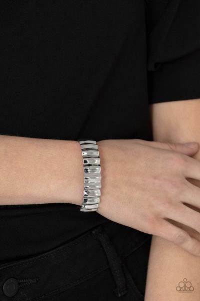 Across The HEIR-Waves - Silver Cuff Bracelet 