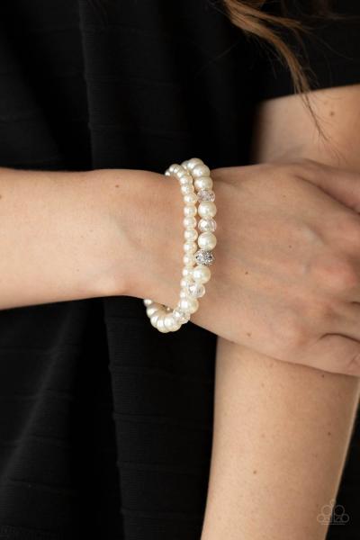 Cotton Candy Dreams - White Bracelet 