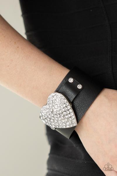 Flauntable Flirt - Black Urban Bracelet 