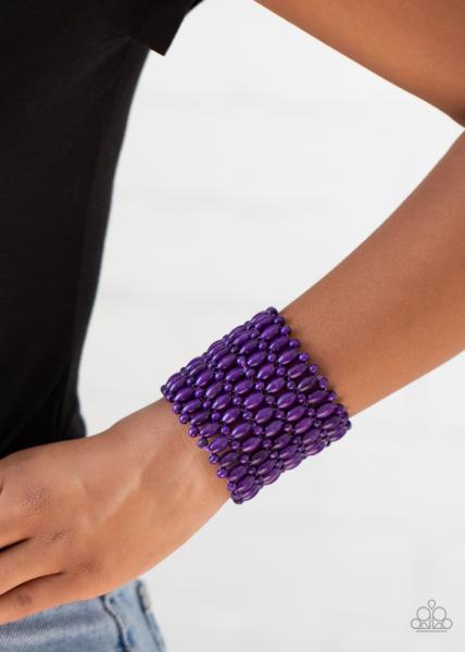 Way Down In Kokomo - Purple Bracelet 