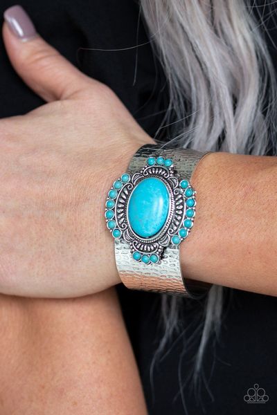 Canyon Crafted Blue Cuff Bracelet 