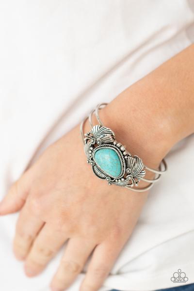 ​Western Wonderland - Blue Cuff Bracelet 