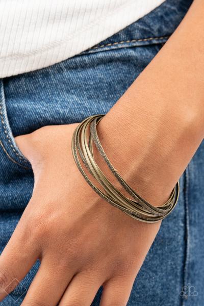 ​Suddenly Synced - Brass Bracelet 