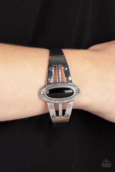 ​Wanderlust Walkabout - Black Cuff Bracelet 
