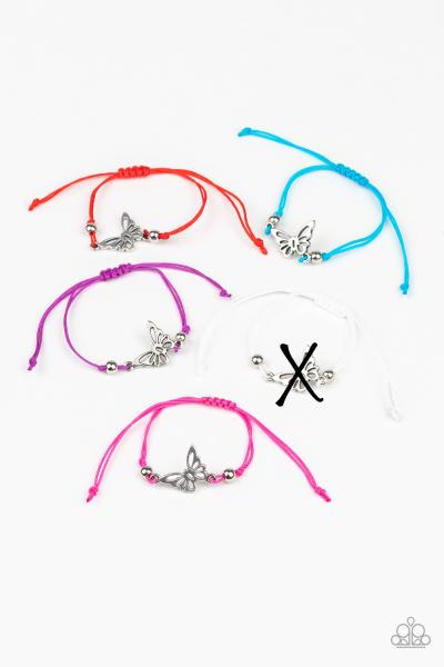 Kids Butterfly Pull-cord Bracelet