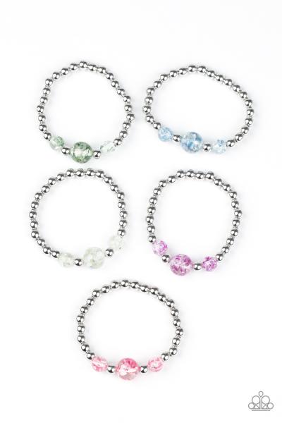 Kids Crackle Bead Bracelet 